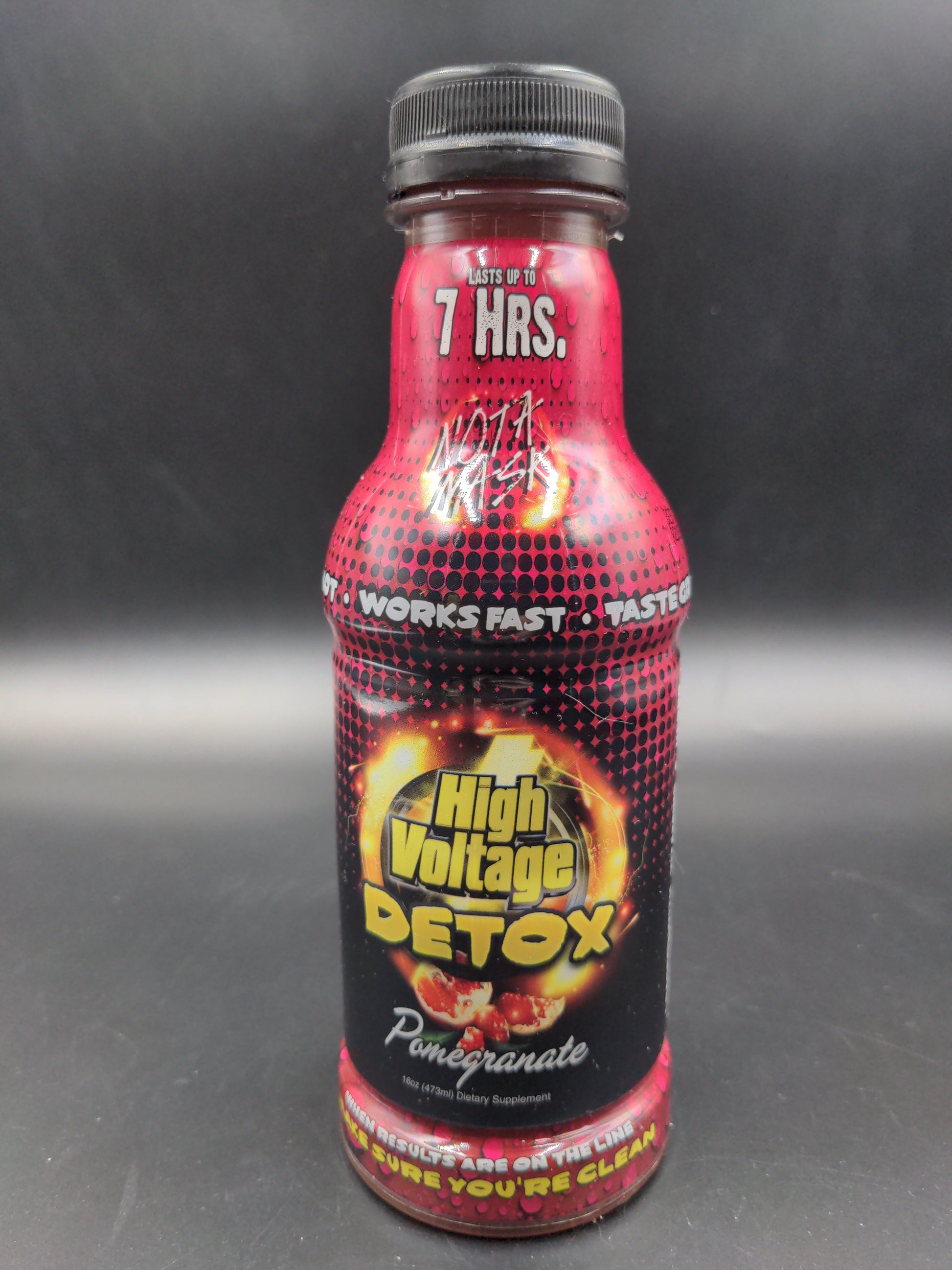 High Voltage Premium Detox Drink 16oz Pomegranate