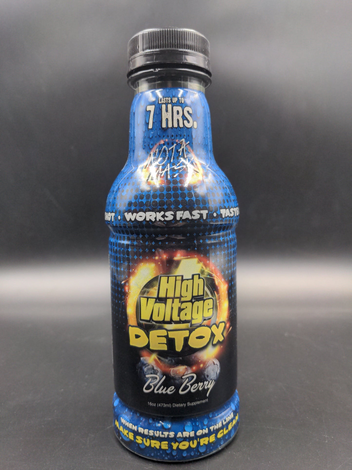 High Voltage Premium Detox Drink 16oz Blue Berry