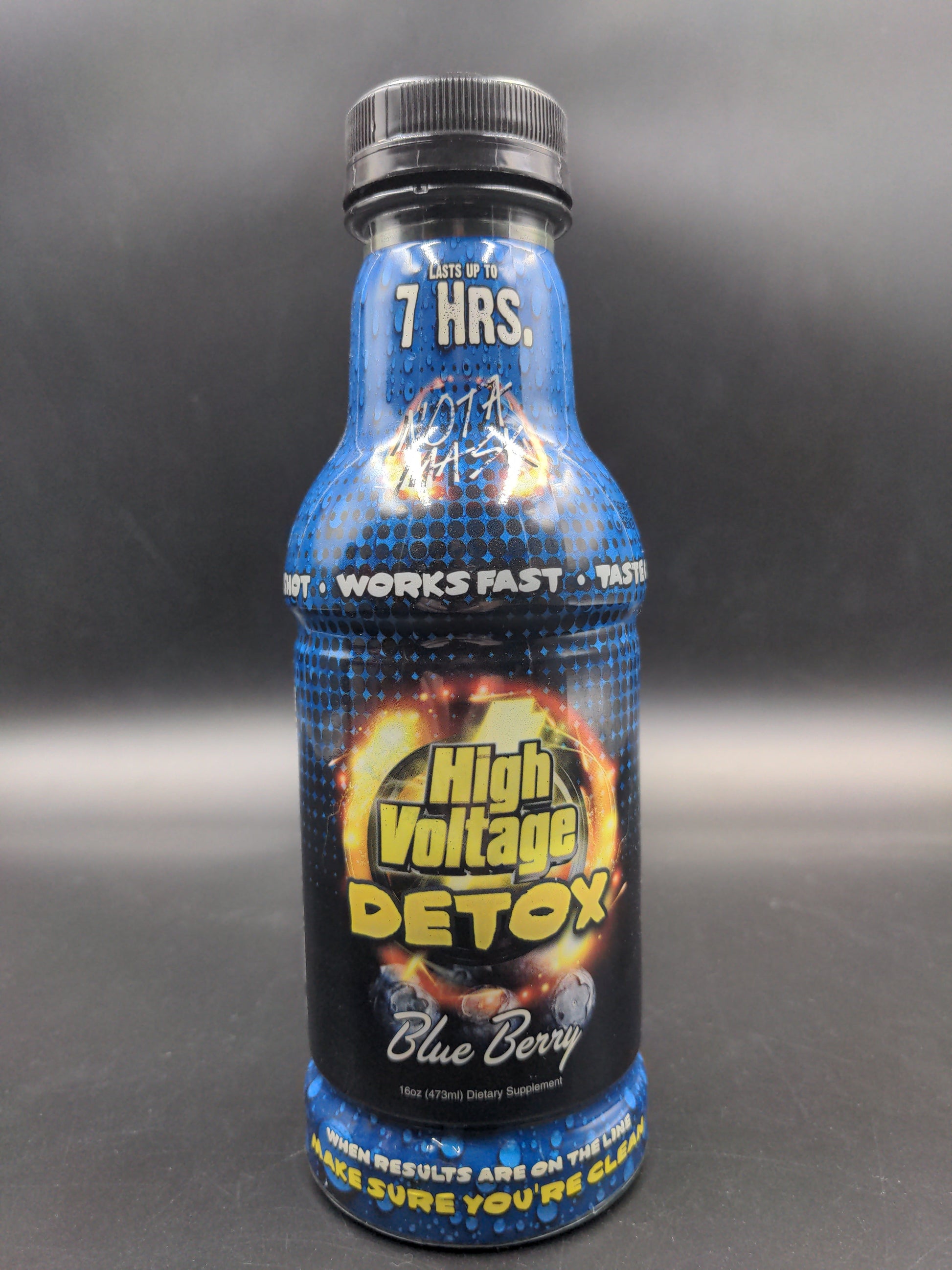 High Voltage Premium Detox Drink 16oz Blue Berry