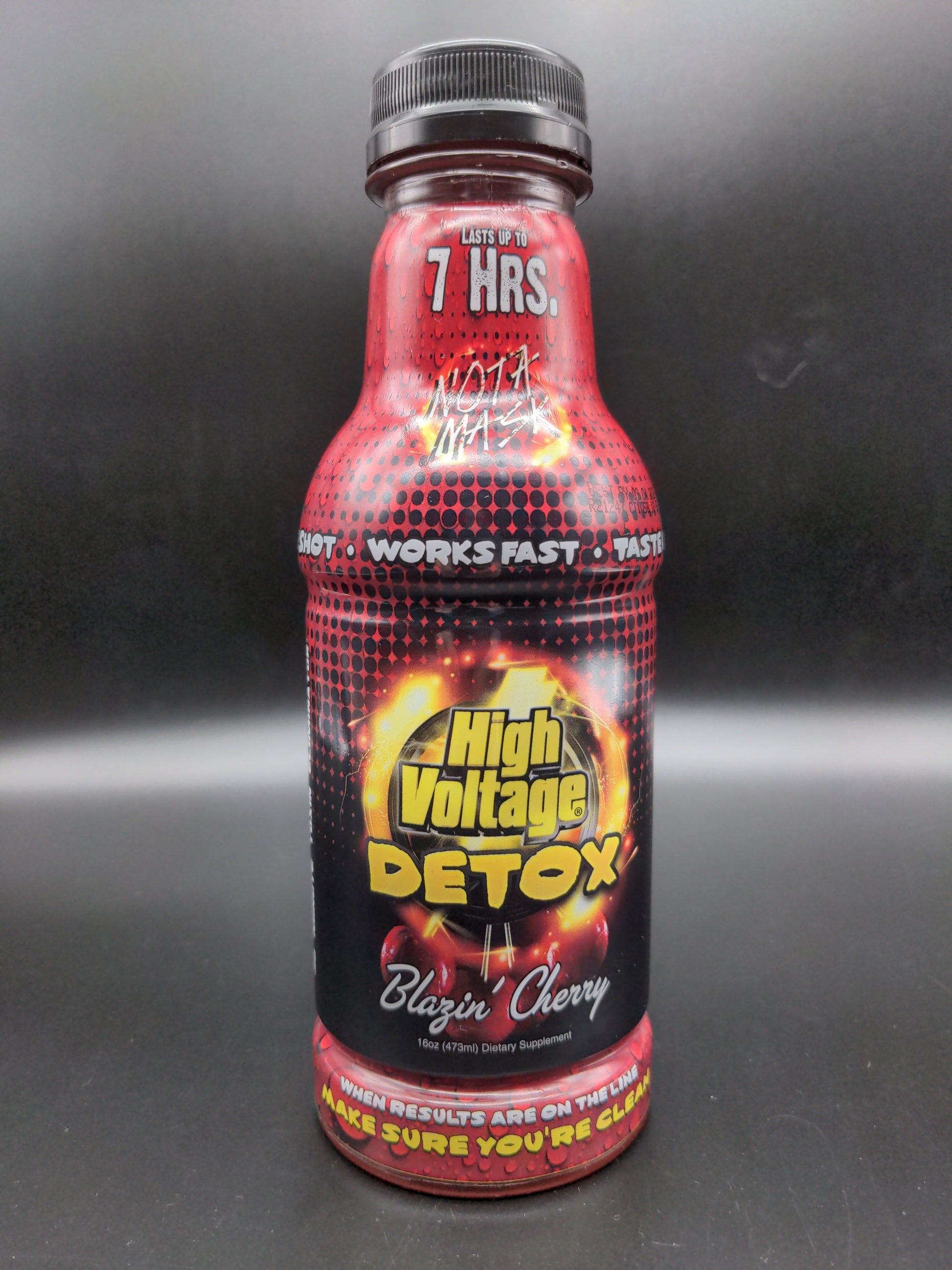 High Voltage Premium Detox Drink 16oz Blazin Cherry