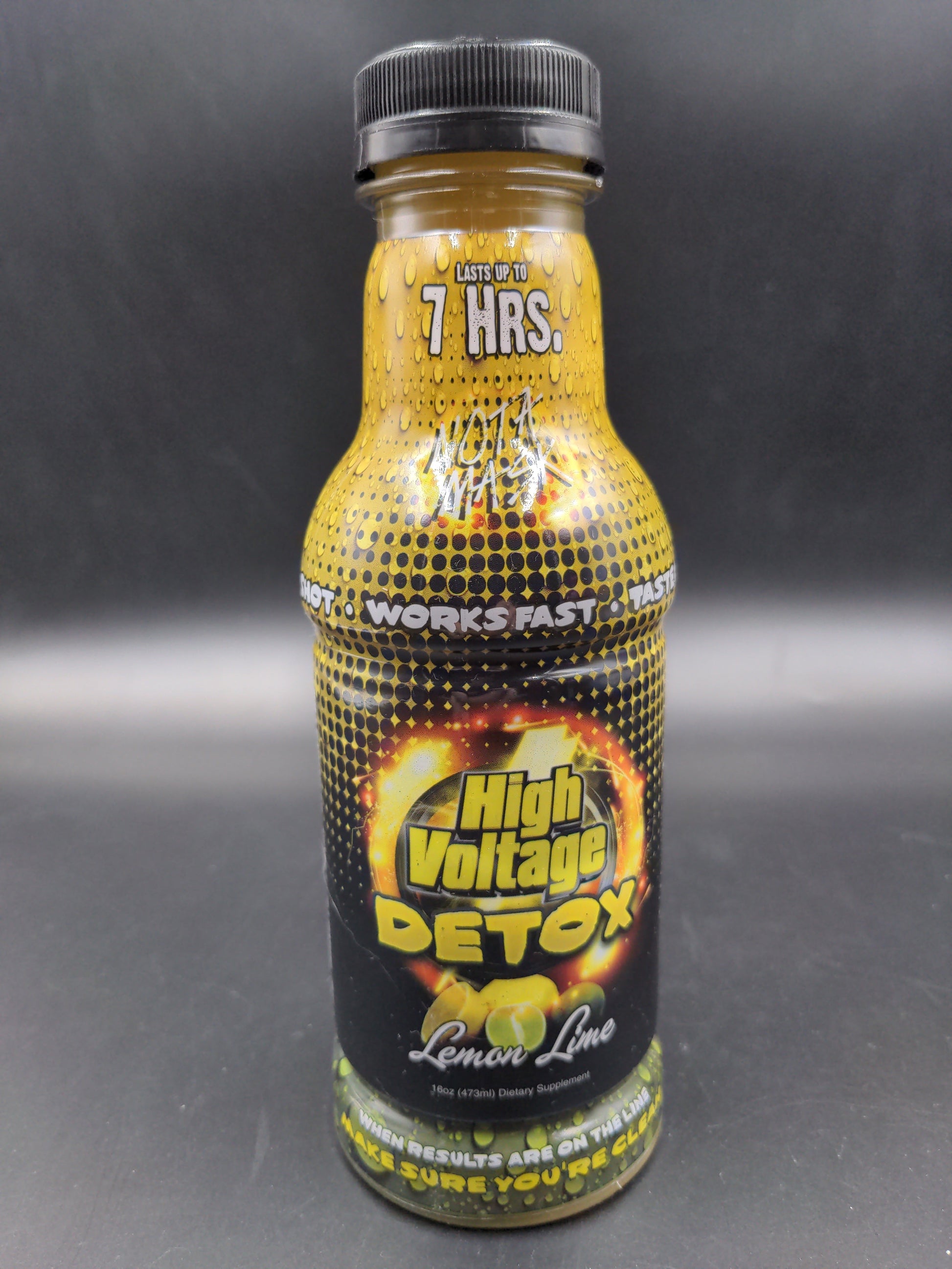 High Voltage Premium Detox Drink 16oz Lemon Lime
