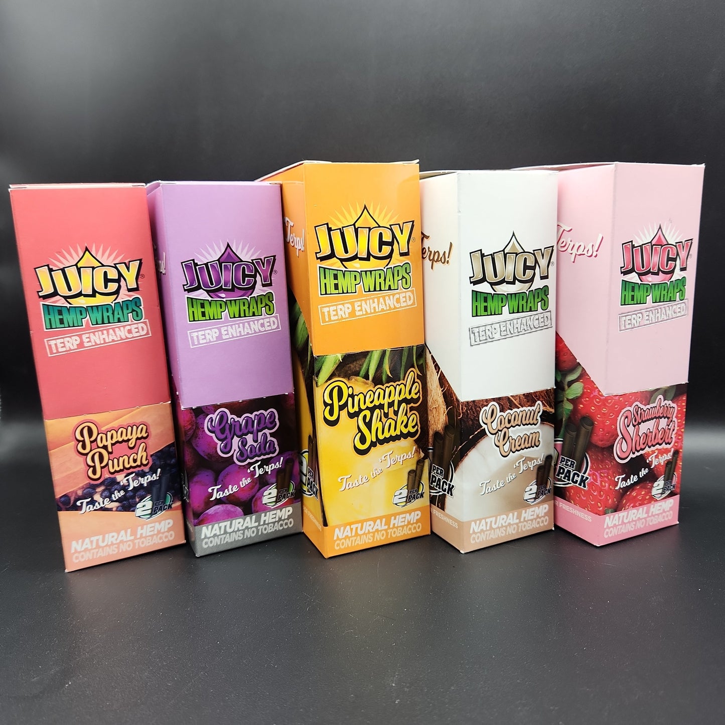 Juicy Terp Enhanced Hemp Wraps - Box of 25