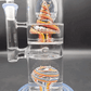 Midnight Glass 11" Double Chamber Swirled Water Pipe Water Video