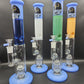 Midnight Glass 14.5" Straight Tube w/ Tree Perc