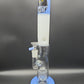 Midnight Glass 14.5" Straight Tube w/ Tree Perc White