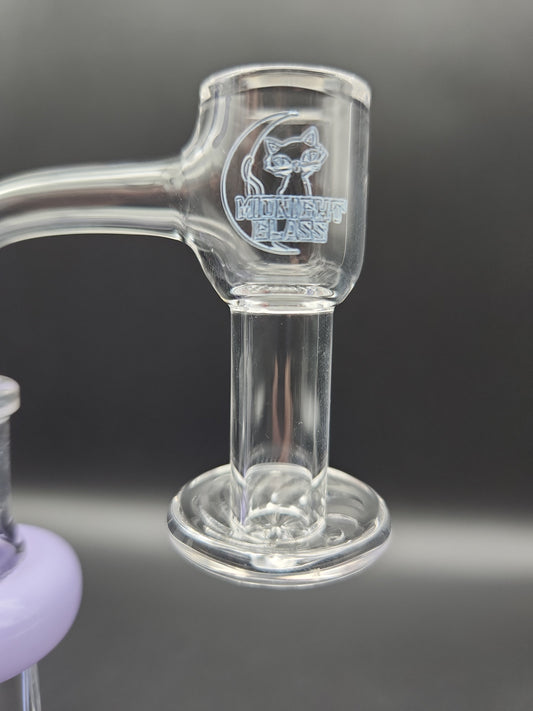 Midnight Glass Quartz Terp Slurper 14mm Male - Main Tube