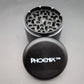 Phoenix 4 Stage Rounded Herb Grinder - black