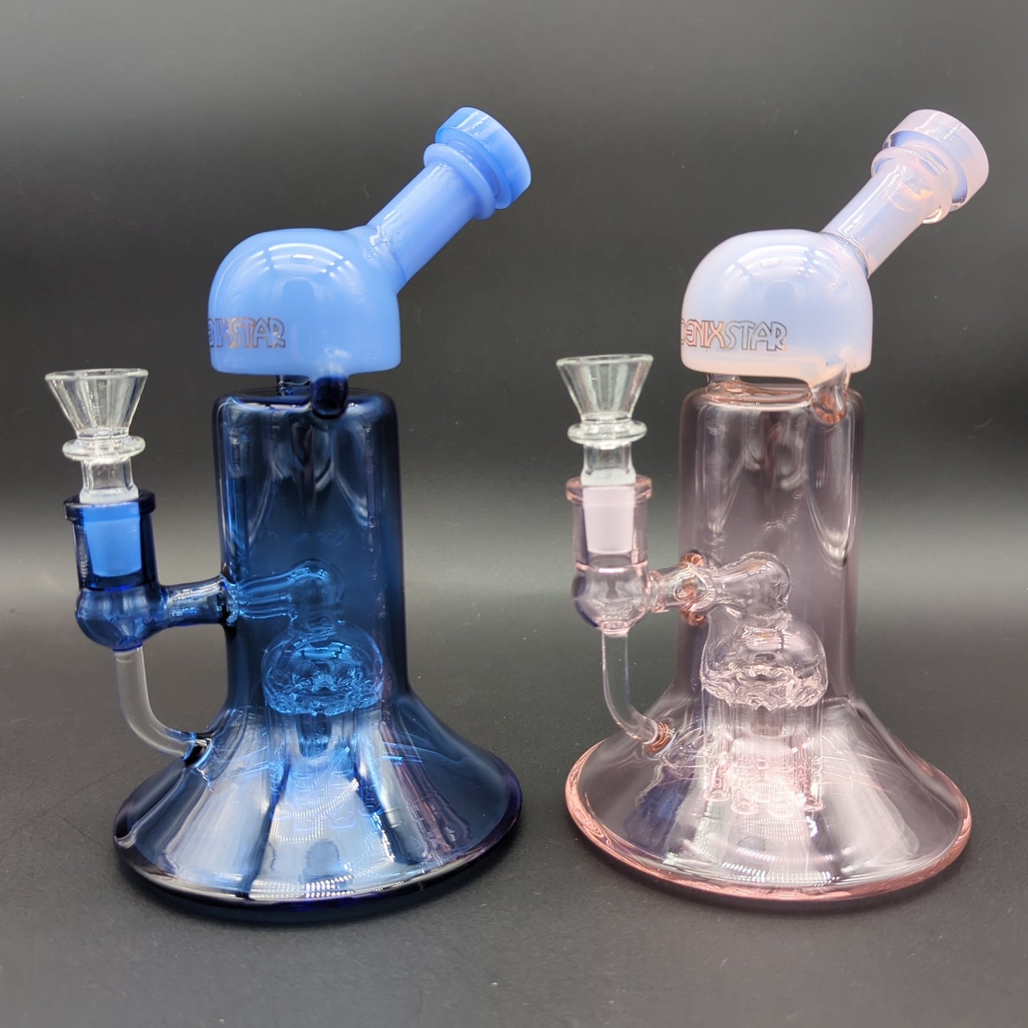 Phoenix Glass Mothership Bong with 8 Arm Perc