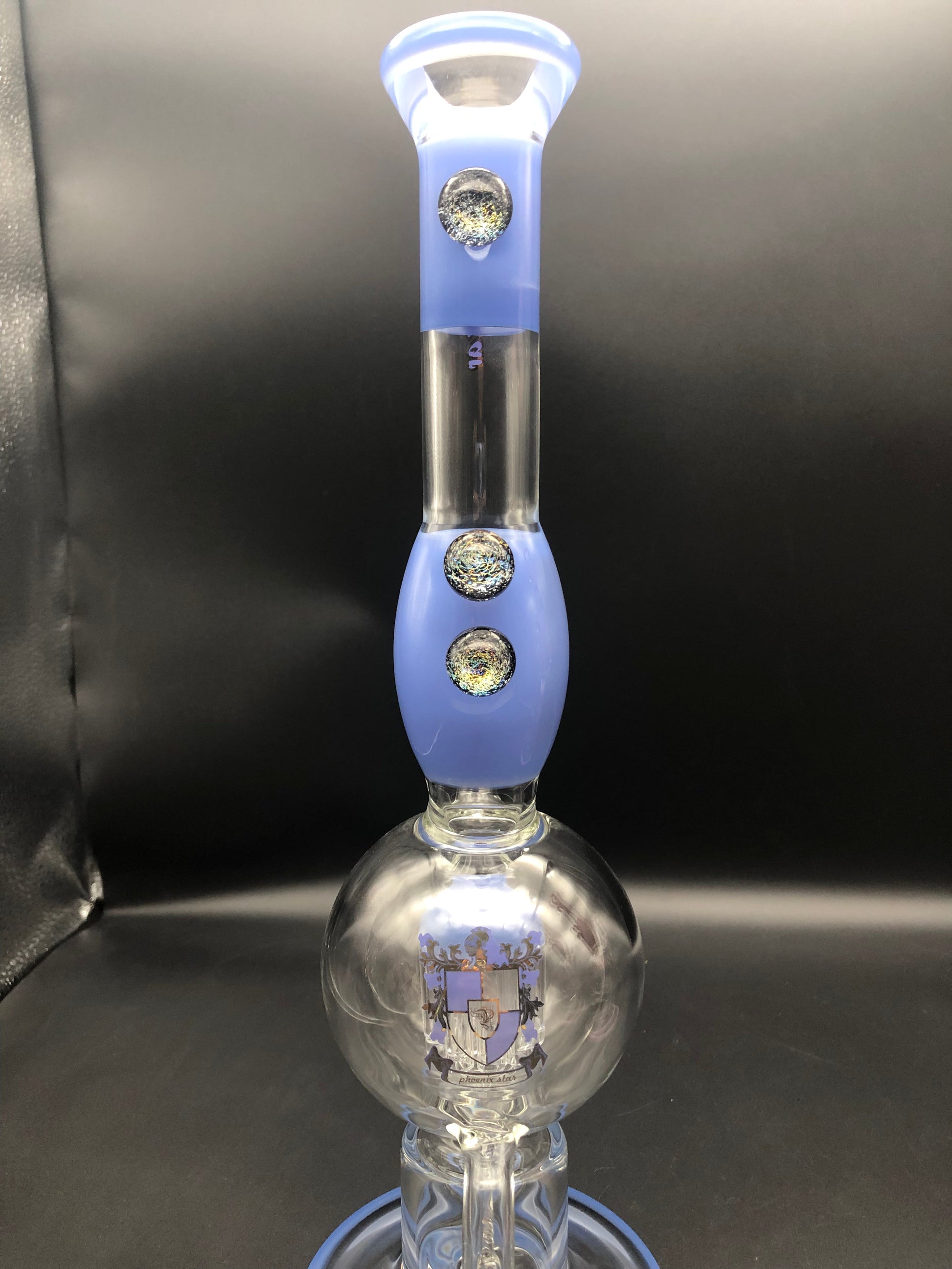 Phoenix Inline Exosphere Water Pipe w/ 10-Arm Tree Perc - back of piece