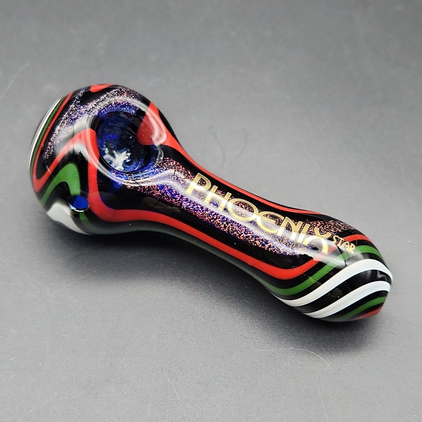 Phoenix Wig Wag Dichro Hand Pipe w/ Screen