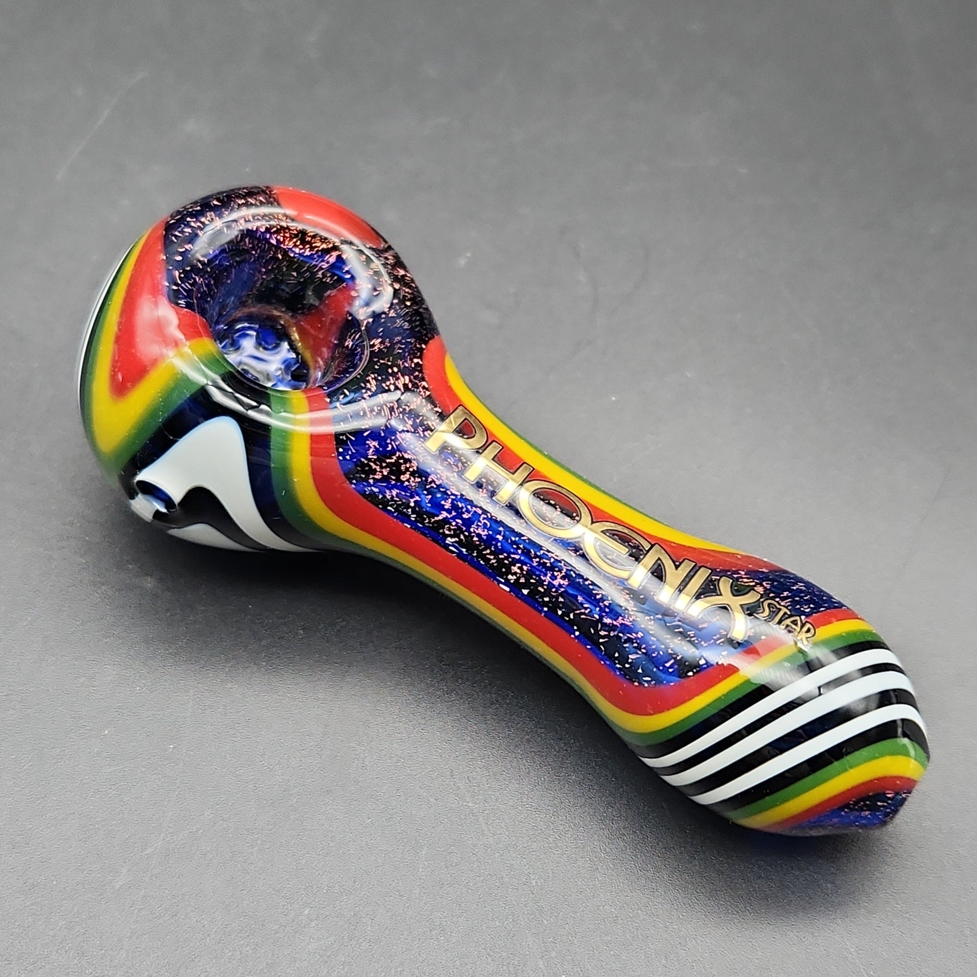 Phoenix Wig Wag Dichro Hand Pipe w/ Screen