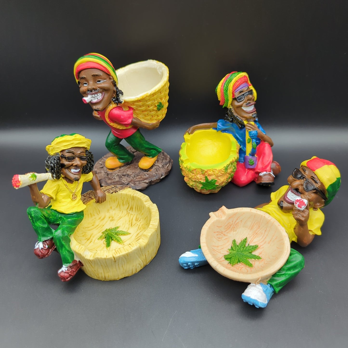 Rastafarian Ash Trays - Multiple Options