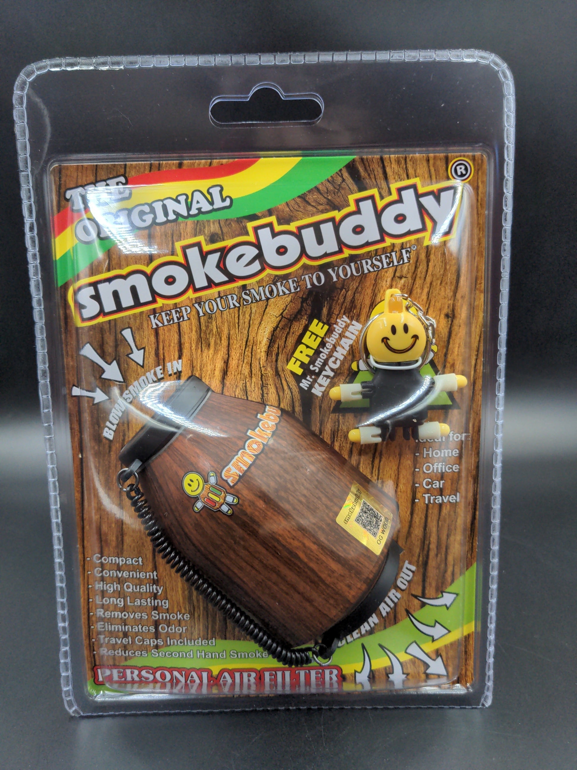 Smokebuddy Original Personal Air Filter Wood Grain