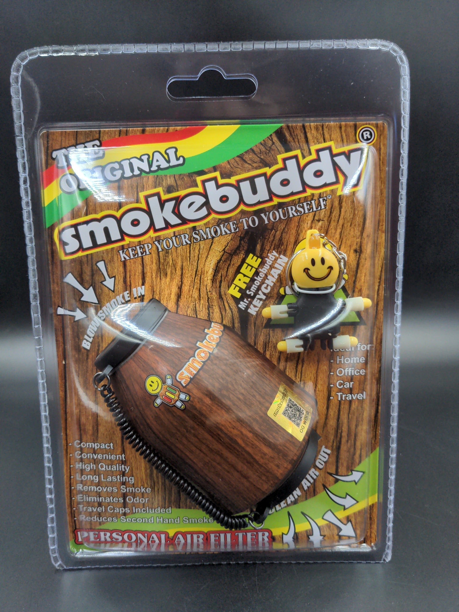 Smokebuddy Original Personal Air Filter Wood Grain