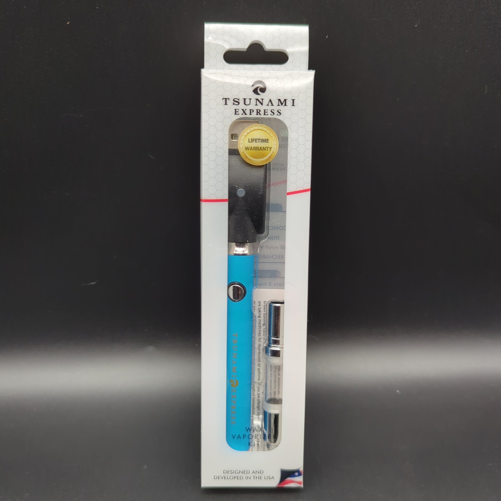 Tsunami 350 mAH Battery + Wax Vaporizer Blue